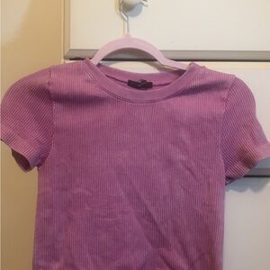 Forever 21 Purple Short Sleeve Tee